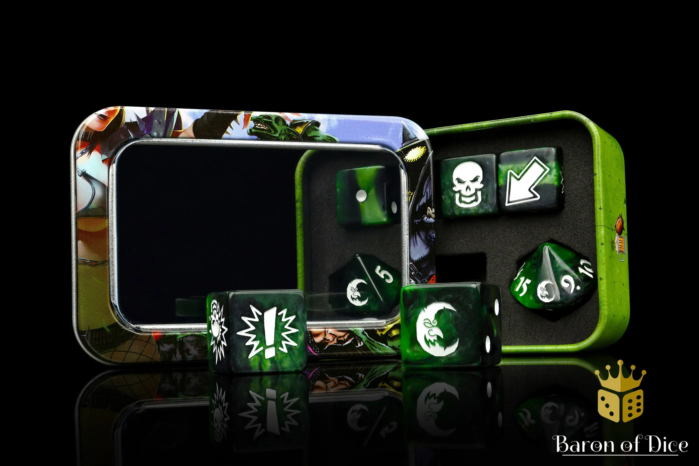 Warp Green, Football Dice Sets - Image 15