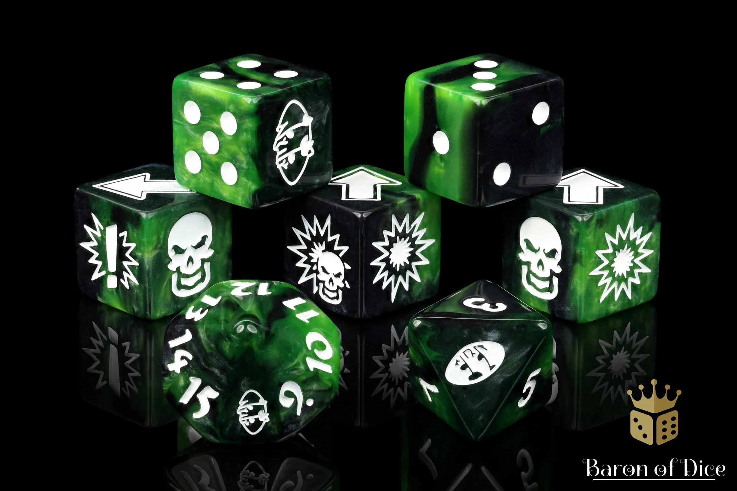 Warp Green, Football Dice Sets - Image 2
