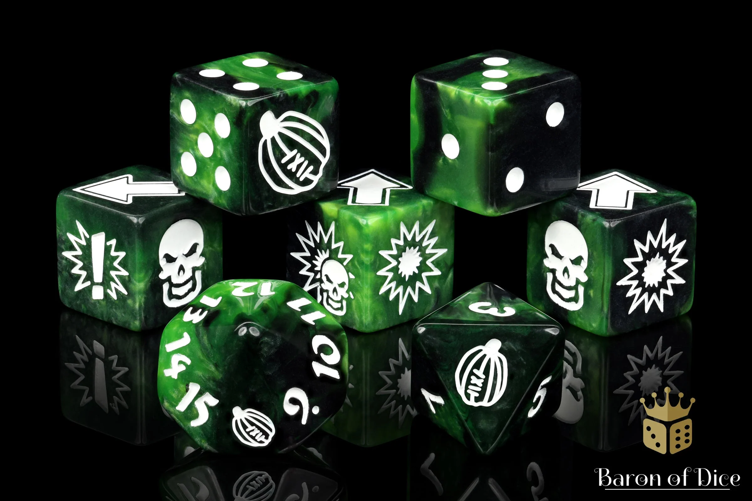 Warp Green, Football Dice Sets - Image 5