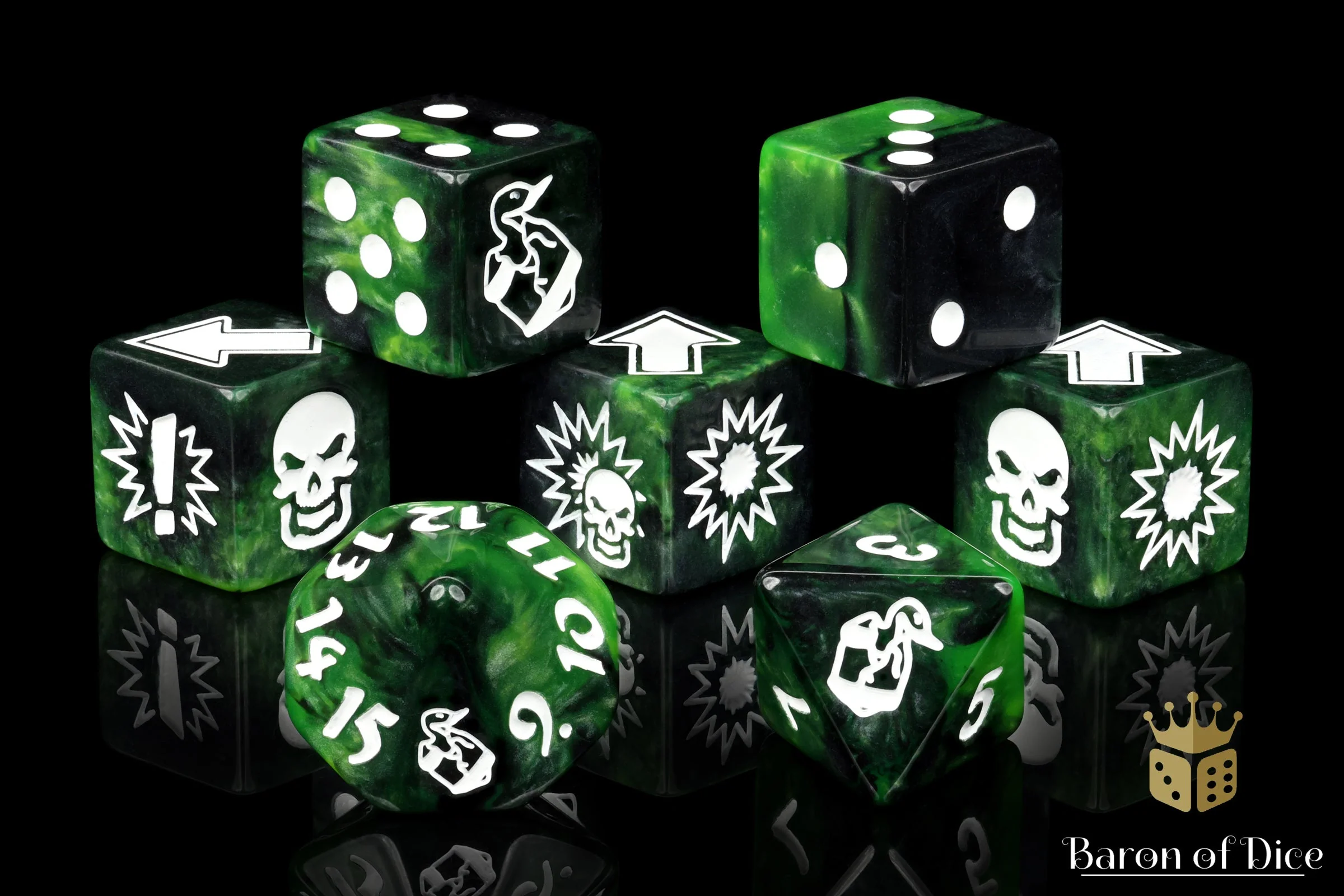 Warp Green, Football Dice Sets - Image 6