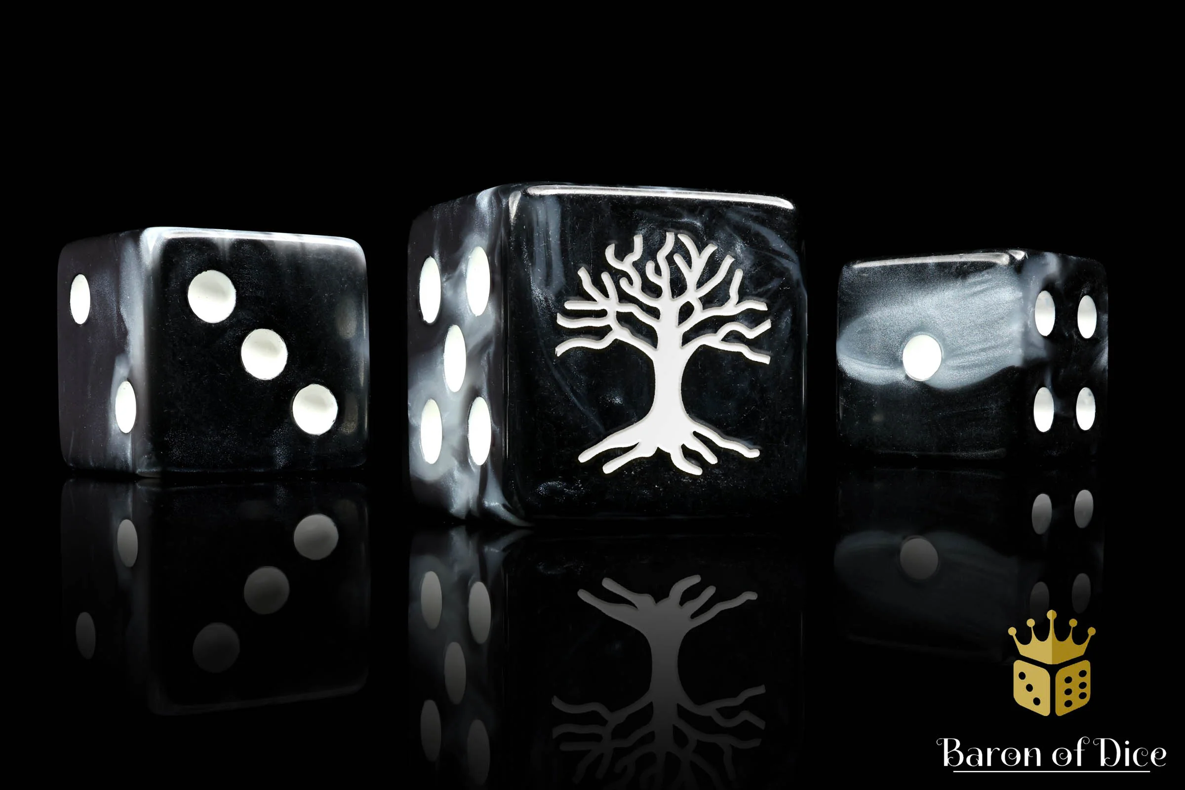 White Tree, Square 16Mm Dice - Image 5